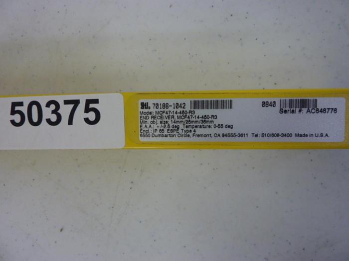 Used STI Light Curtain Receiver MCF47-14-450-R3 #50375