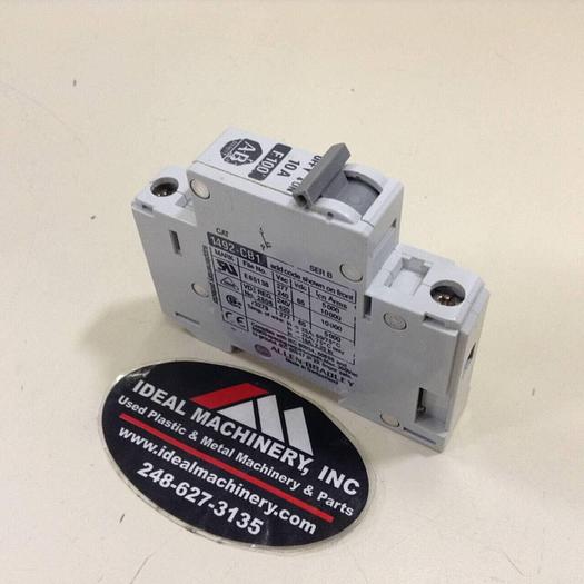 Used ALLEN BRADLEY 10 Amp Circuit Breaker 1492-CB1/F100 SER B #75155