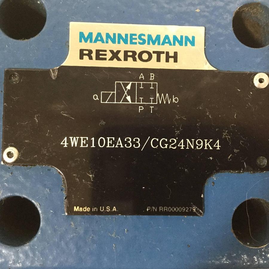 Used MANNESMANN REXROTH Valve 4WE10EA33/CG24N9K4 USED