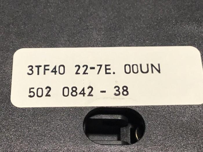 Used SIEMENS Contactor 3TF40 3TD4002-2A #123235