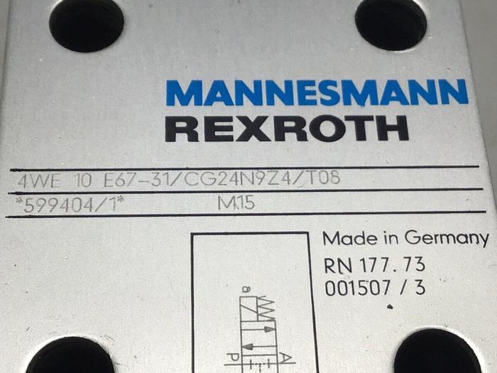 Used MANNESMANN REXROTH Valve 4WE10E6731/CG24N9Z4T08 Used