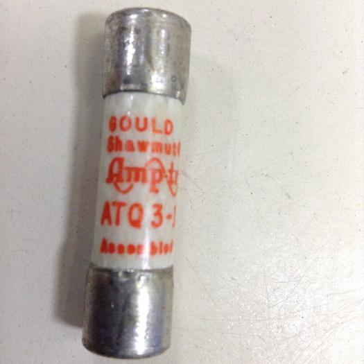Used GOULD / SHAWMUT 3 ½ Amp Fuse ATQ3-1/2 #74660