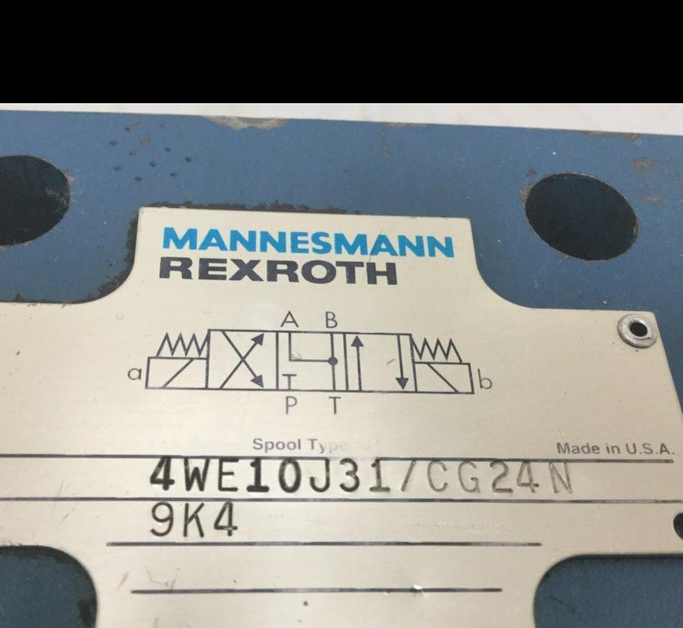 Used MANNESMANN REXROTH Valve 4WE10J31CG24N9K4 USED