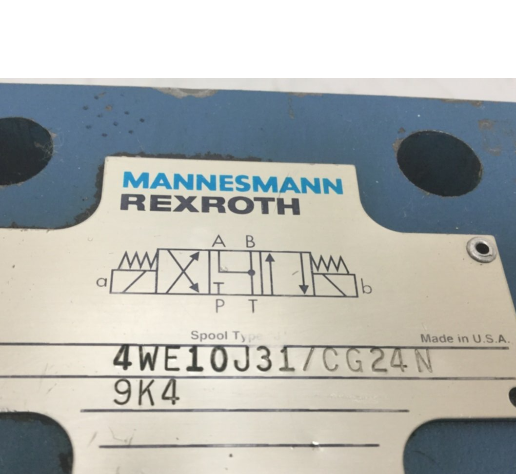 Used MANNESMANN REXROTH Valve 4WE10J31CG24N9K4 USED