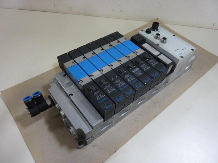 Used FESTO Control Block w/ Valves IFB8-03 #52734