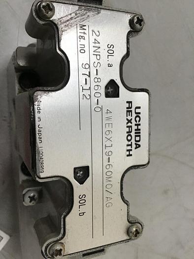 Used UCHIDA Rexroth Valve 4WE6X19-60M0/AG24NPS-860-0 #118276