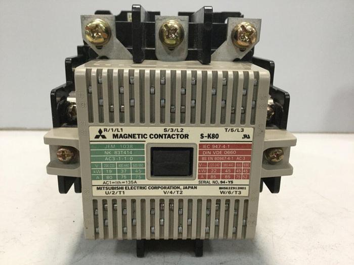 Used MITSUBISHI Magnetic Contactor S-K80 #104645