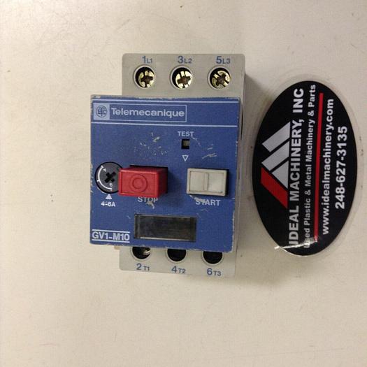 Used TELEMECANIQUE Motor Circuit Protector GV1-M10 #75638