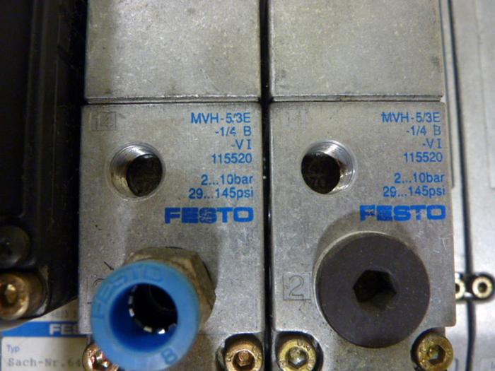 Used FESTO Control Block / Valve Terminal IFB8-02 #52708