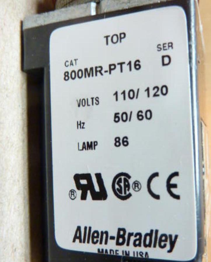 ALLEN BRADLEY Pilot Light 800MR-PT16 NEW