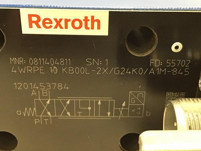 Used REXROTH Valve 4WRPE10KB00L2X/G24K0/A1M845 Used
