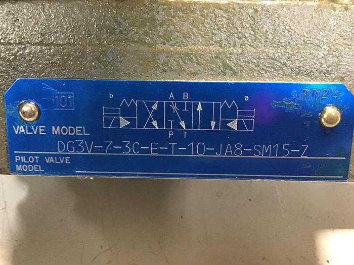 Used TOKIMEC VICKERS Valve DG4VC-3-6C-M-PS2-H-7-PC1-50-JA100 USED