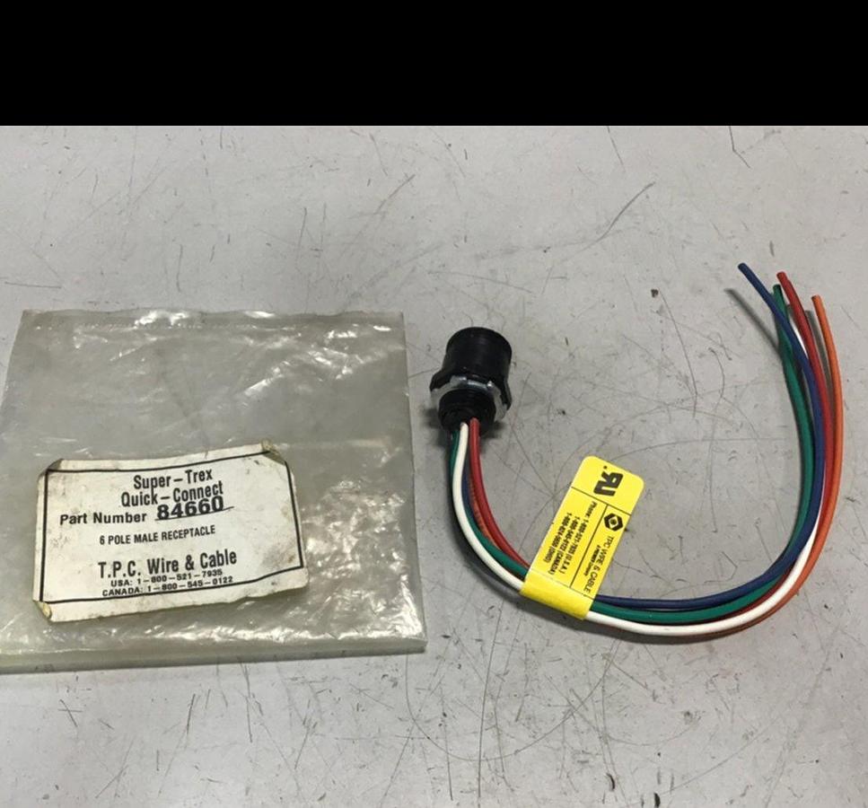 TPC WIRE & CABLE Connector 84660 USED