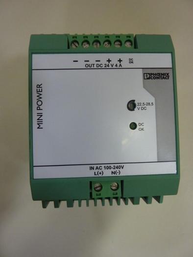 Used PHOENIX CONTACT Power Supply MINI-PS-100-240AC/24DC/4 #61655