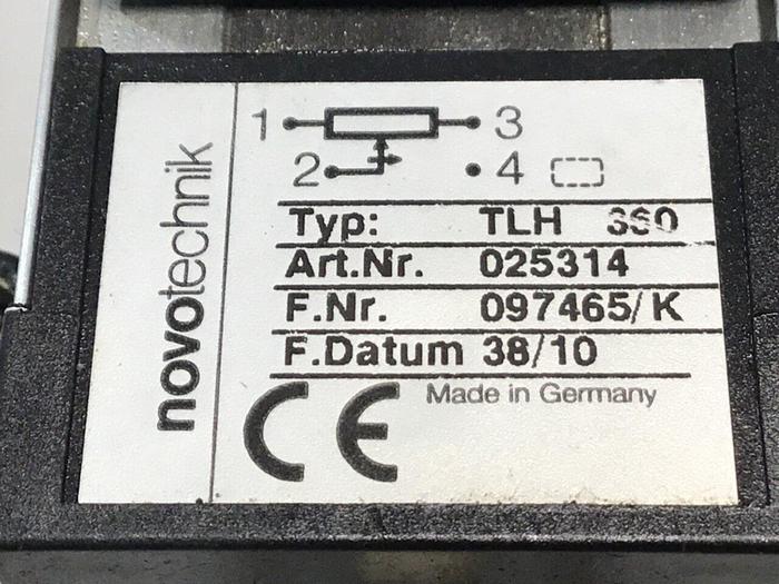 Used NOVOTECHNIK Linear Transducer TLH360 #131455