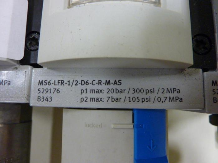 Used FESTO Regulator MS6-EM1-1/4-S #59703