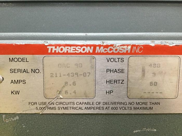 Used THORESON MCCOSH Dry Air Conveyor DAC 90 Used