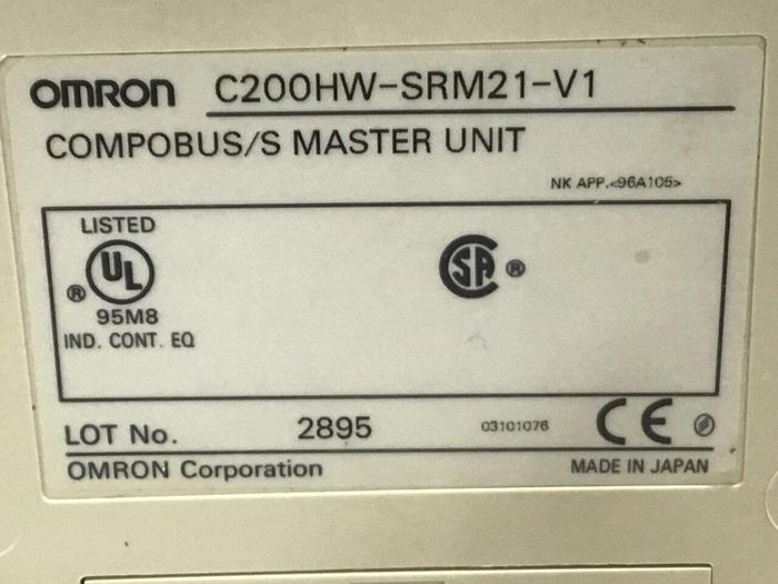 Used OMRON Module C200HW-SRM21-V1 #122622