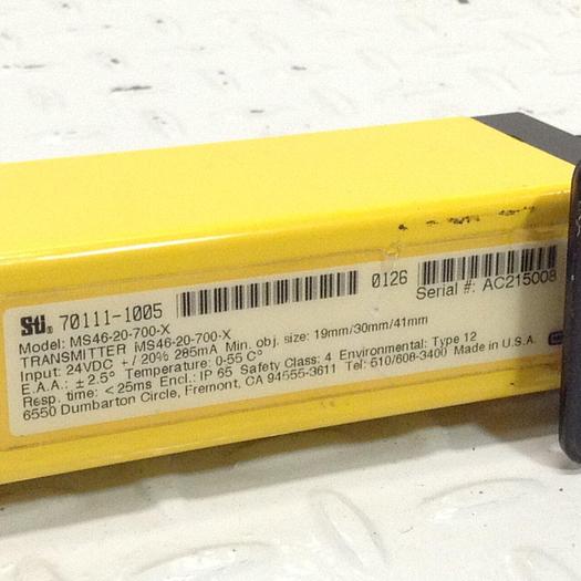 Used STI Light Curtain Transmitter MS46-20-700-X #87901