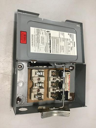 Used SIEMENS 60 Amp I-T-E Disconnect Switch JN422 #137901