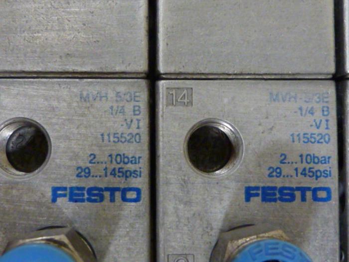Used FESTO Control Block / Valve Terminal IFB8-02 #52742