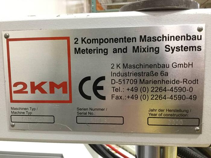 Used 2KM Metering and Mixing System PCM 922 Used