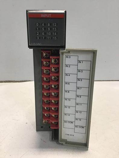 Used ALLEN BRADLEY Input Module 1746-IA16 SER C #127346