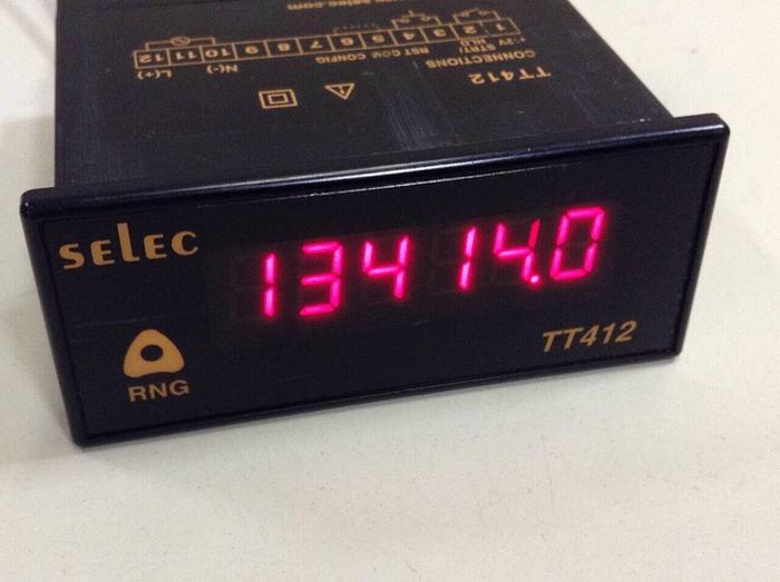 Used SELEC Totaliser Timer TT412 #86291