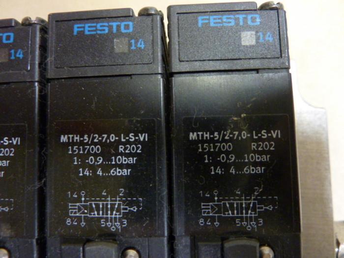Used FESTO Control Block w/ Valves IFB8-03 #52681