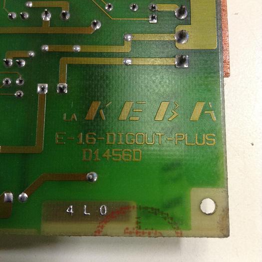 Used KEBA Engel Output Board E-16-DIGOUT-PLUS D1456D Used
