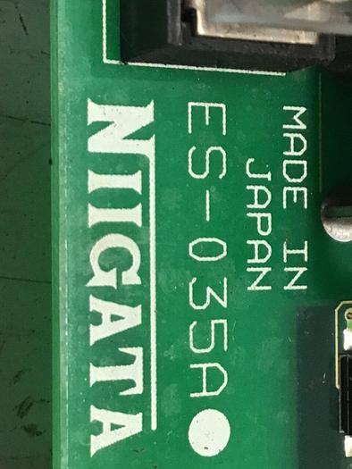 Used NIIGATA Circuit Board ES-035A #143214