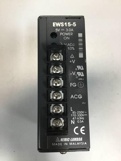 Used NEMIC-LAMBDA Power Supply EWS15-5 #97941