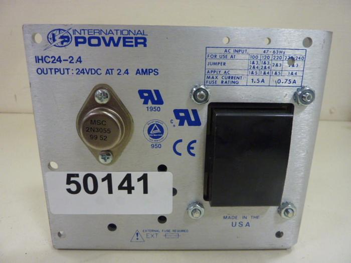 Used INTERNATIONAL POWER Power Supply IHC24-2.4 #50141