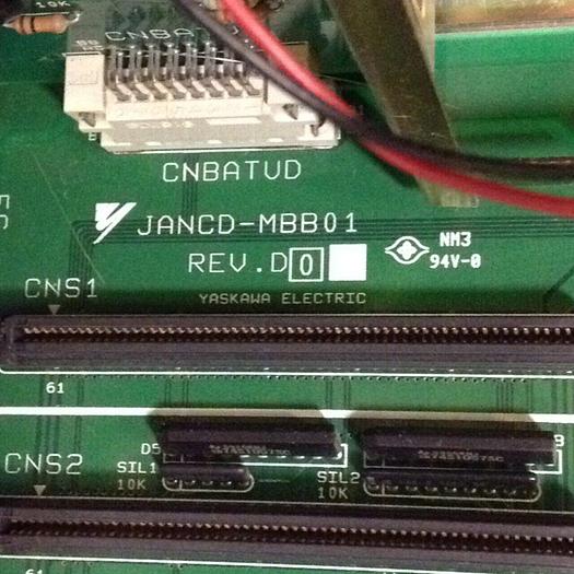 Used YASKAWA Motoman Robot Card Rack JZNC-MRK12-1E #76658