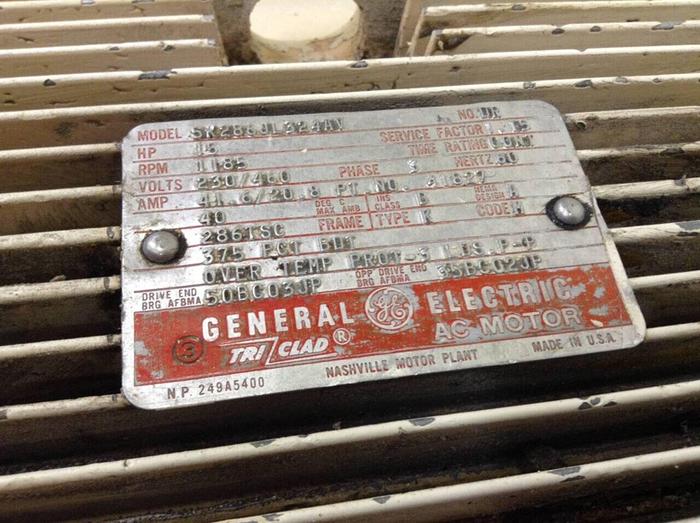 Used GENERAL ELECTRIC 15 HP AC Motor SK286JL324AV Used