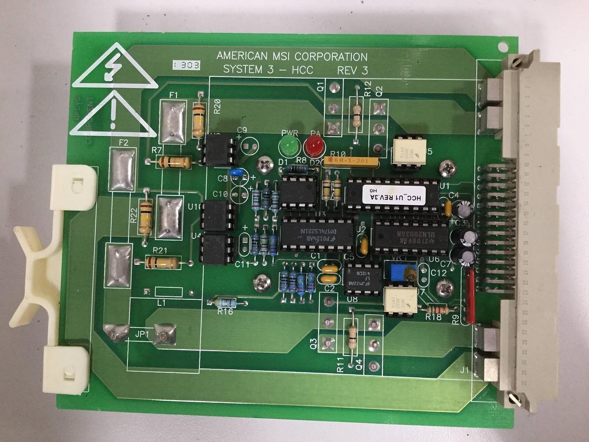 Used AMERICAN MSI Control Board C3201.010.045 Used