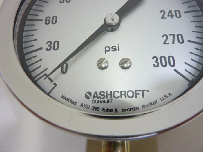 ASHCROFT Industrial Duralife Gauge 35-1009-AW-02L #57648