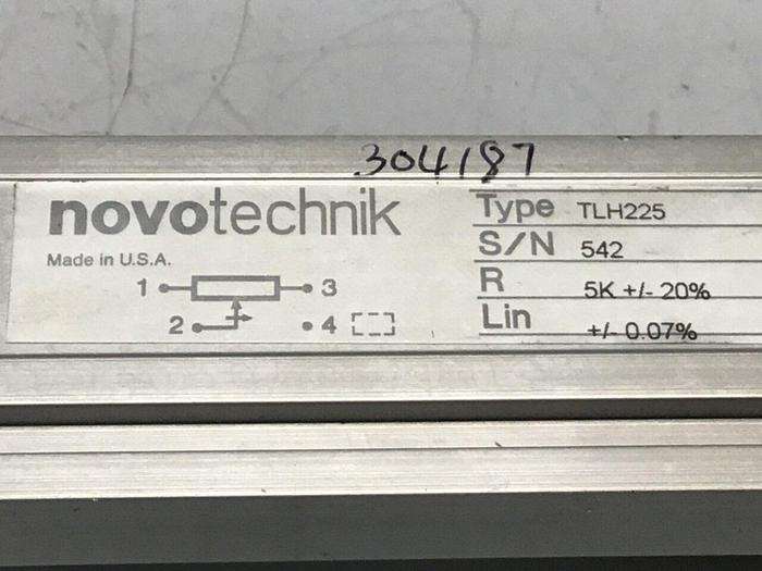 Used NOVOTECHNIK Position Transducer TLH225 USED #126066