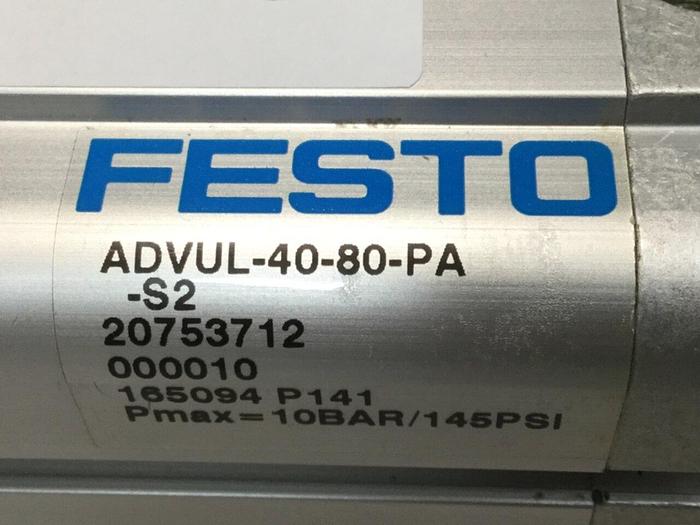 Used FESTO Cylinder ADVUL-40-80-PA-S2 #101791
