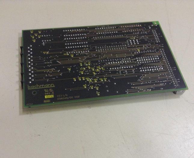 Used BACHMANN Circuit Board CC11/4 E06048/00 002 #84960