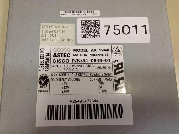 Used CISCO Power Supply AA 19440 #75011