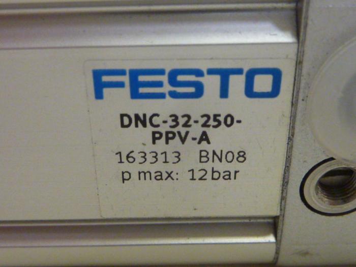 Used FESTO Standard Cylinder DNC-32-250-PPV-A #67357