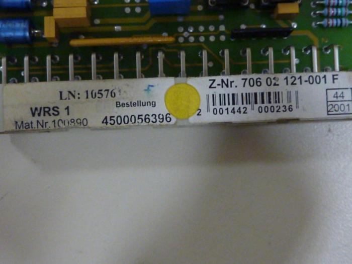 Used AEG Circuit Board 70602041D600 #53417