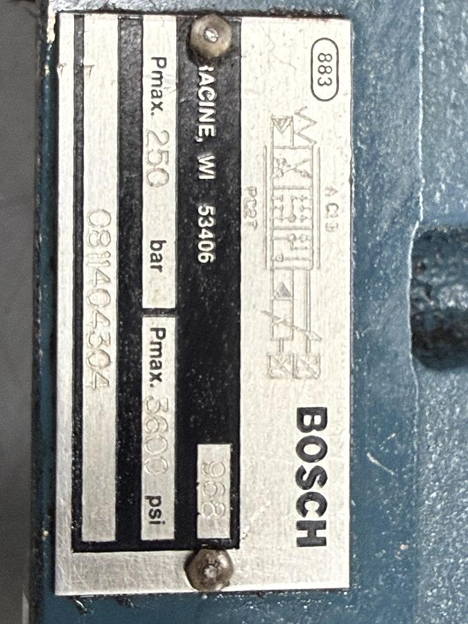 Used BOSCH Proportional Servo Valve 0 811 404 304 USED #139727