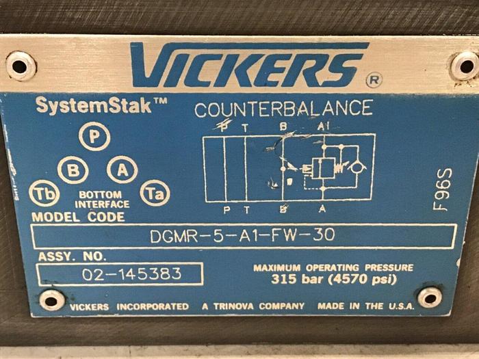 Used VICKERS Valve DGMR-5-A1-FW-30 #132104