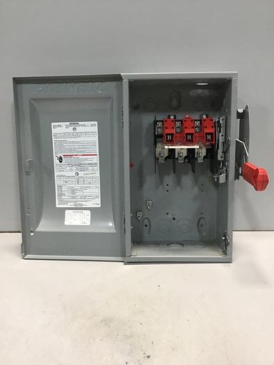 Used SIEMENS Heavy Duty Safety Disconnect Switch HNF362 #137864
