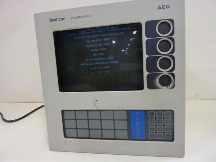 Used MODICON Panel Mate Plus Operator Interface 92-00806-02 Used