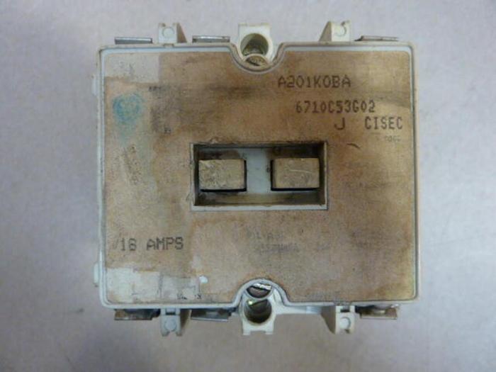 Used WESTINGHOUSE Contactor A201K0BA #29882