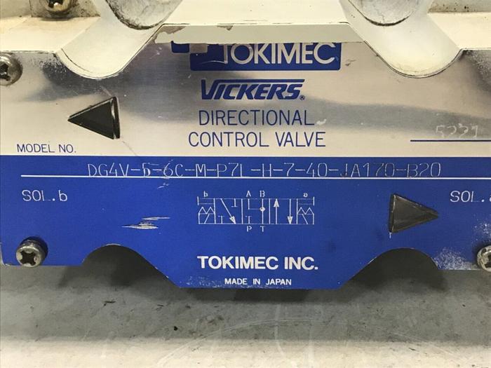 Used VICKERS Valve DG4V56CMP7LH740JA170B20 Used #137726