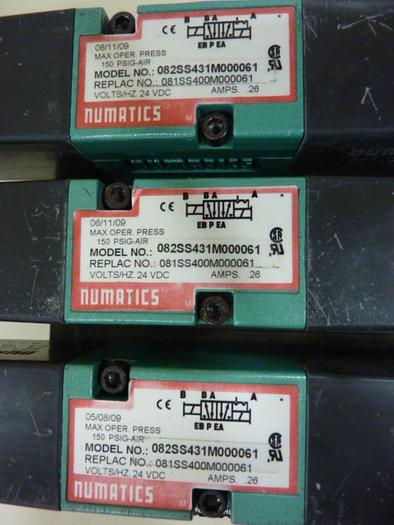 Used NUMATICS Valves 082SS431M000061 #54909